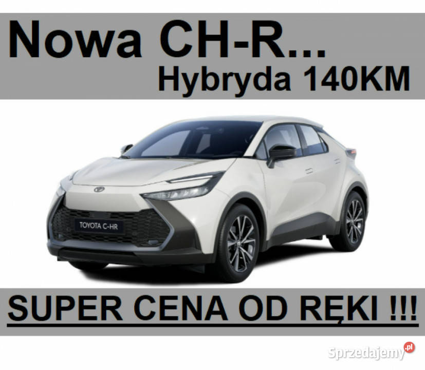 Toyota CHR Nowa 140 Hybryda Dostępna ręki Wersja ESP zachodniopomorskie
