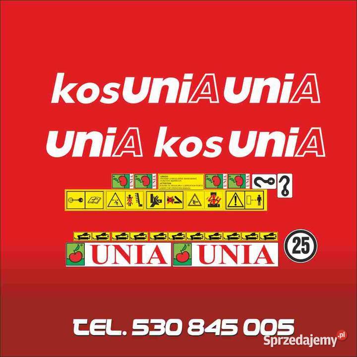 Naklejki unia kos mocne i odporne z laminatem UV Pleszew