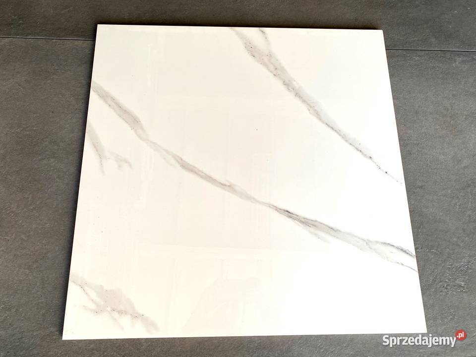 GRES POLEROWANY CALACATA CARRARA 60X60 WYSOKI Łask