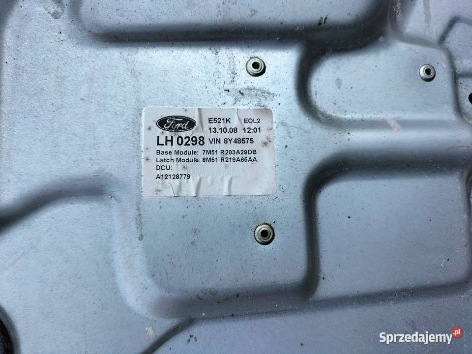 FORD KUGA MK1 RH965088 Mechanizm podnoszenia lubelskie Kamień-Kolonia