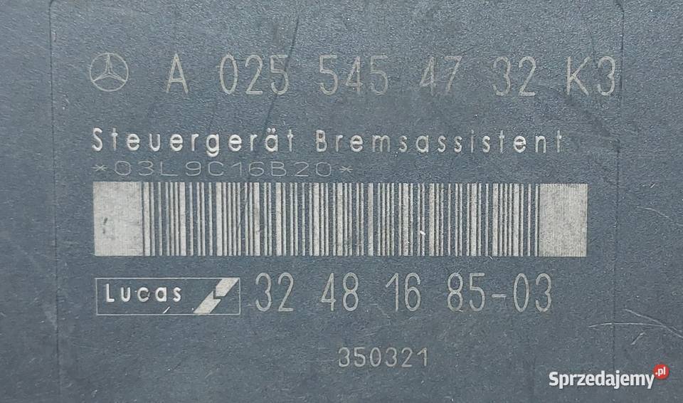 MODUŁ HAMULCÓW ABS MERCEDES W202 W208 W210 Mielęcin