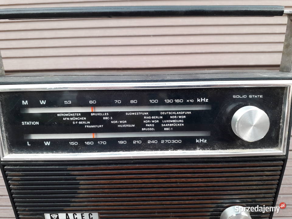 Radio japońsko belgijskie sprawne Warszawa