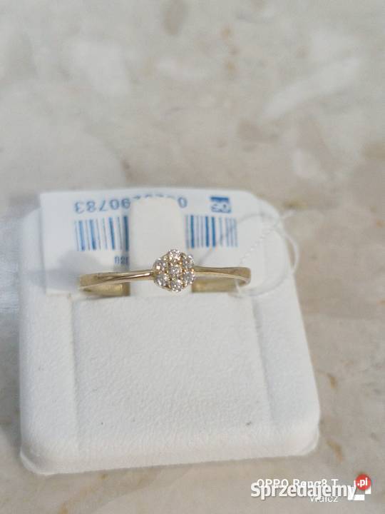 Złoty Nowy pierścionek 14 pr333 zachodniopomorskie Wałcz sprzedam
