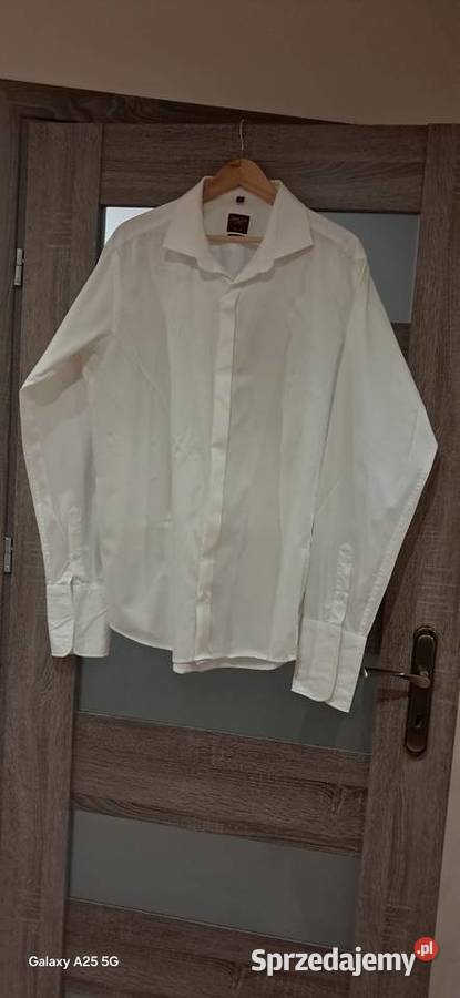 Koszula biała firma OMEGA VISION SLIM Krasnobród