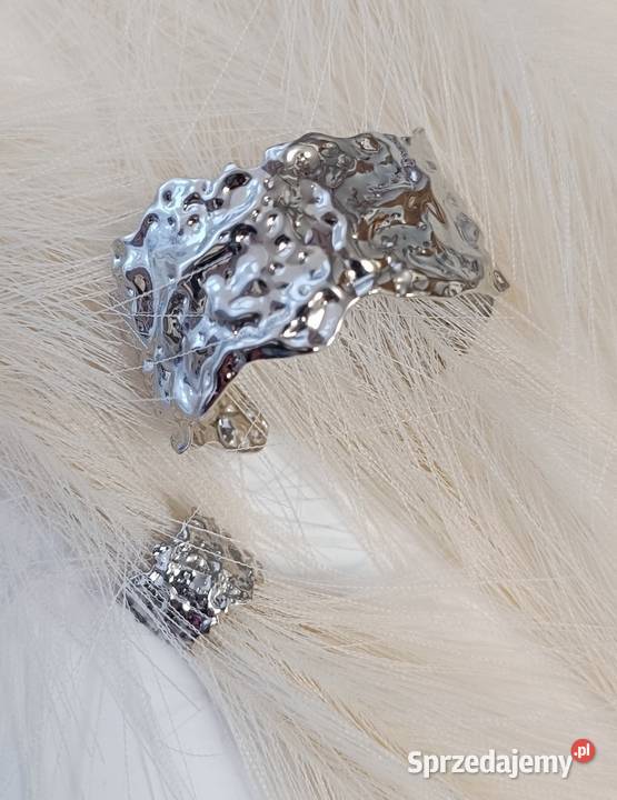 Zestaw bransoleta i pierścionek pierścień podkarpackie Stalowa Wola