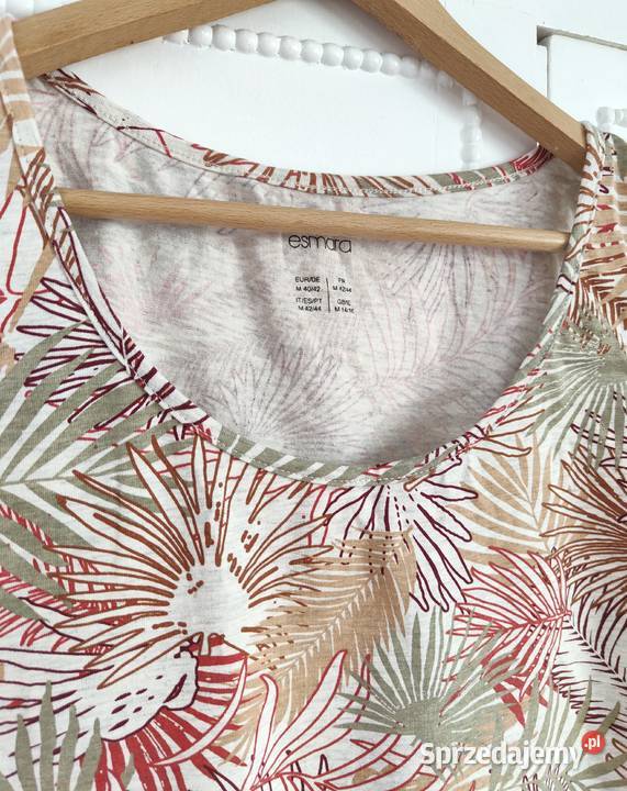 Top koszulka Esmara 42 L XL kolorowa bawełna Szczecin