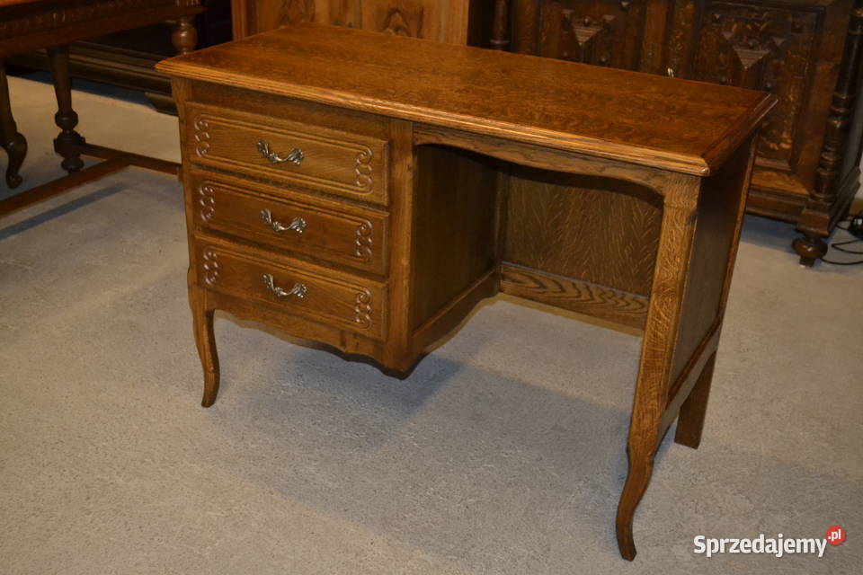 biurko ludwikowskie małe dąb Będzin