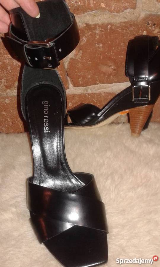 GINO ROSSI SALE SANDAŁY SKÓRA Sklep 499 Rozmiar 39 Wałbrzych