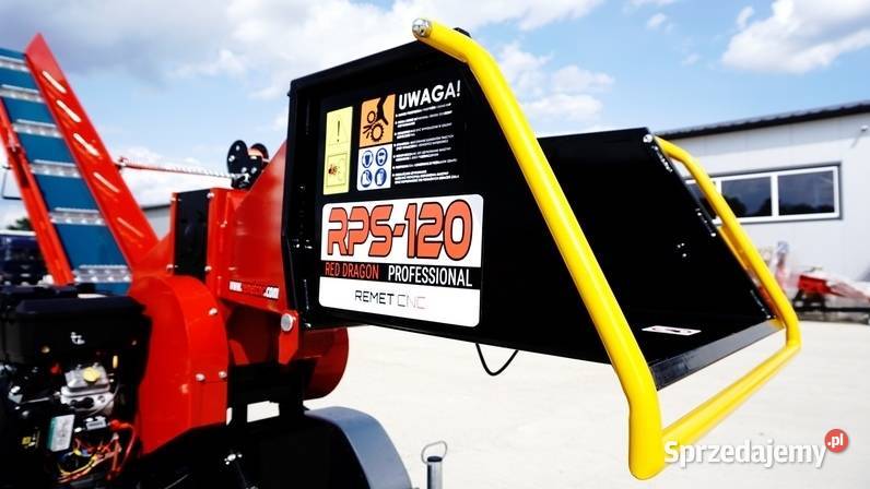 Rębak REMET CNC RPS120 27 przyczepka obrotnica 8 Myszków