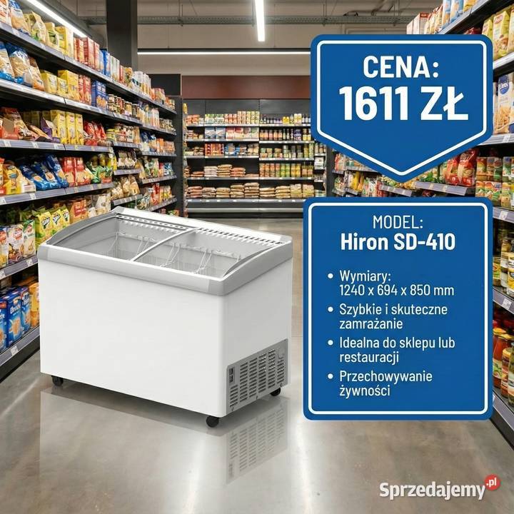 Zamrażarka Hiron SD410 wolnostojące Lodówki i zamrażarki Wrocław