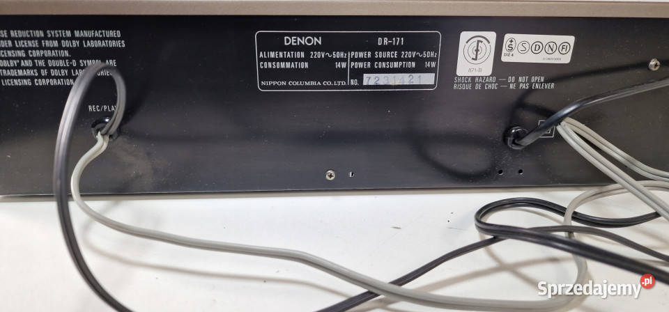 Magnetofon Cassette Deck Denon DR171 DR 171 Magnetofony Międzychód sprzedam