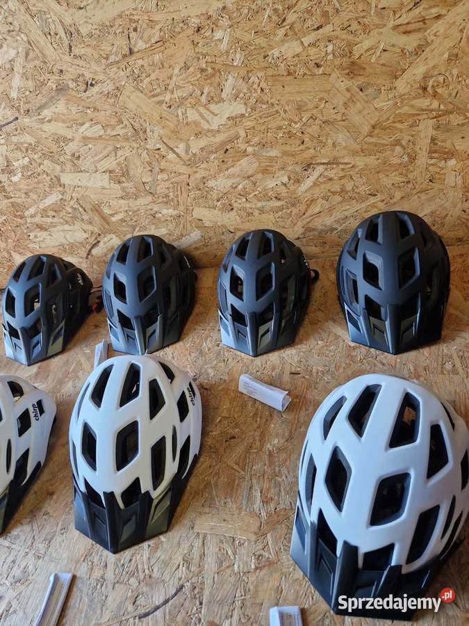 Kask rowerowy z tylną lampką Biały Czarny Noma
