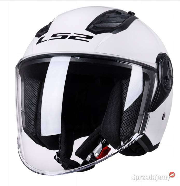 LS2 kask motocyklowy otwarty AIRFLOW SOLID WHITE Głogówek