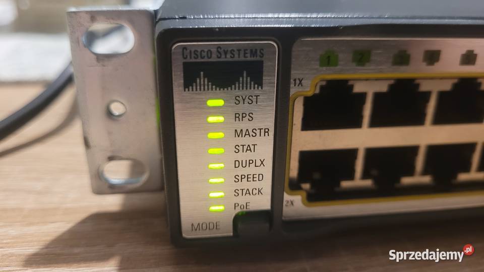 Switch Cisco Catalyst C3750G48S PoE48 Cisco Łódź sprzedam