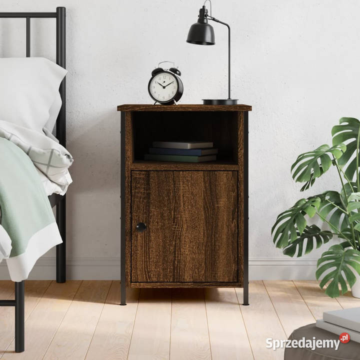Szafka nocna brązowy dąb 40x42x60 materiał mazowieckie