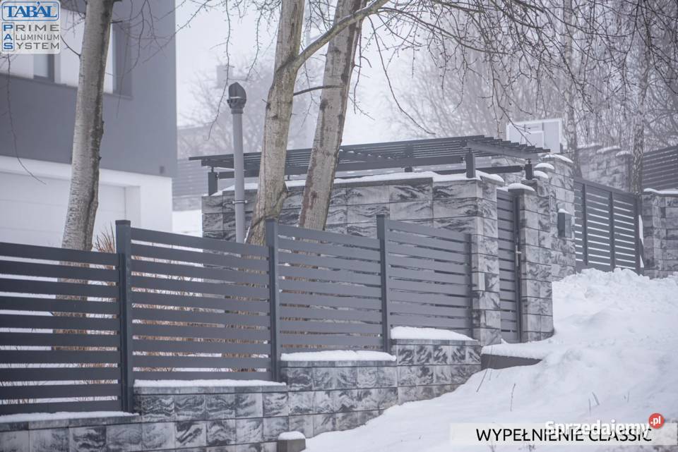 Nowoczesne ogrodzenia ALUMINIUM poziome pionowe Przęsła lubelskie sprzedam