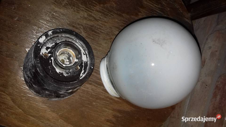 Retro lampa wisząca większe jajeczko lata 60 dolnośląskie Lubań