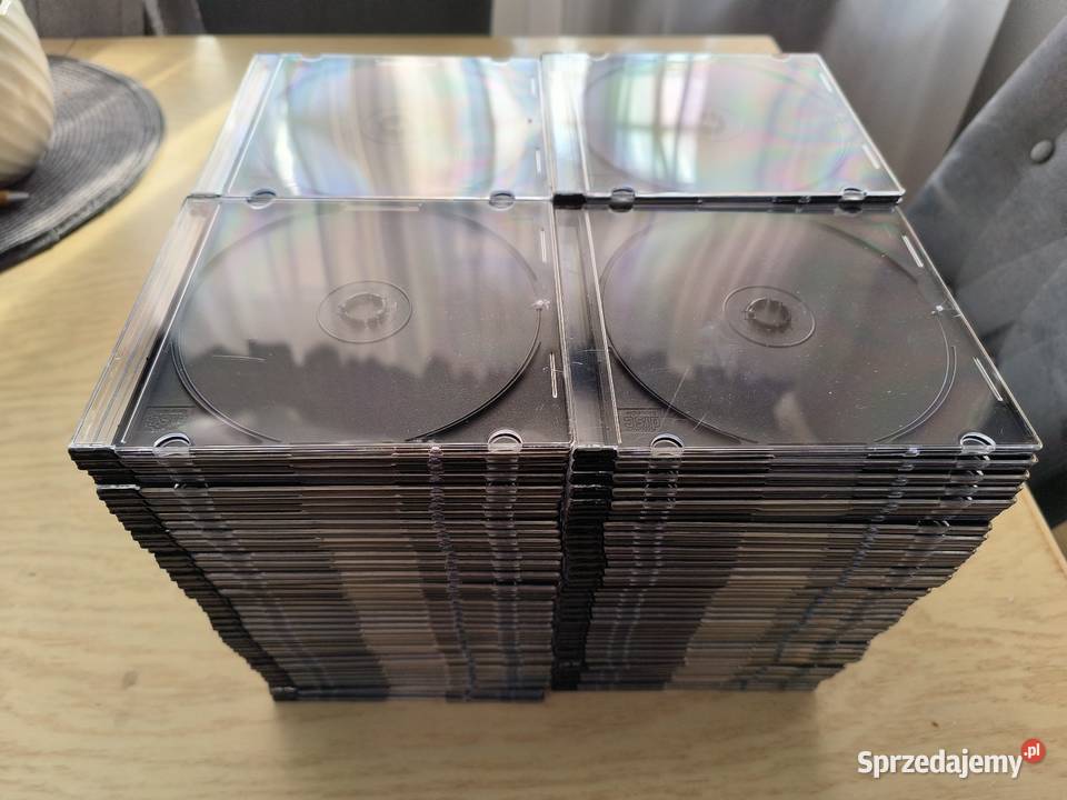 Pudełka na płyty CD DVD 180 sztuk Slim NOWE Tychy sprzedam