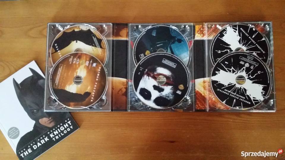 The Dark Knight trilogy Box 6 DVD Batman mazowieckie Warszawa sprzedam