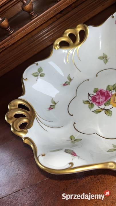 Patera z różami Ilmenau Made in Germany Na 4