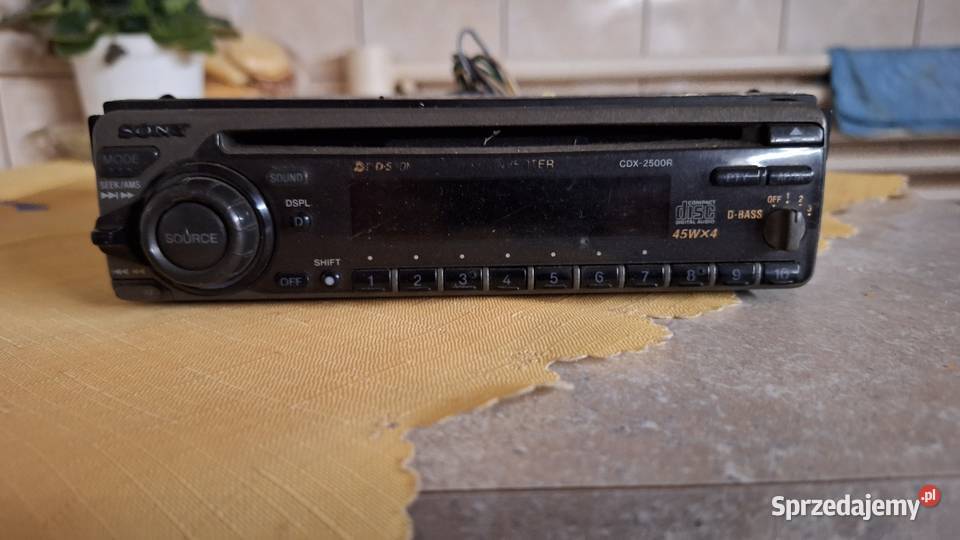 Radio sony cdx2500r sprawne Sony Zblewo