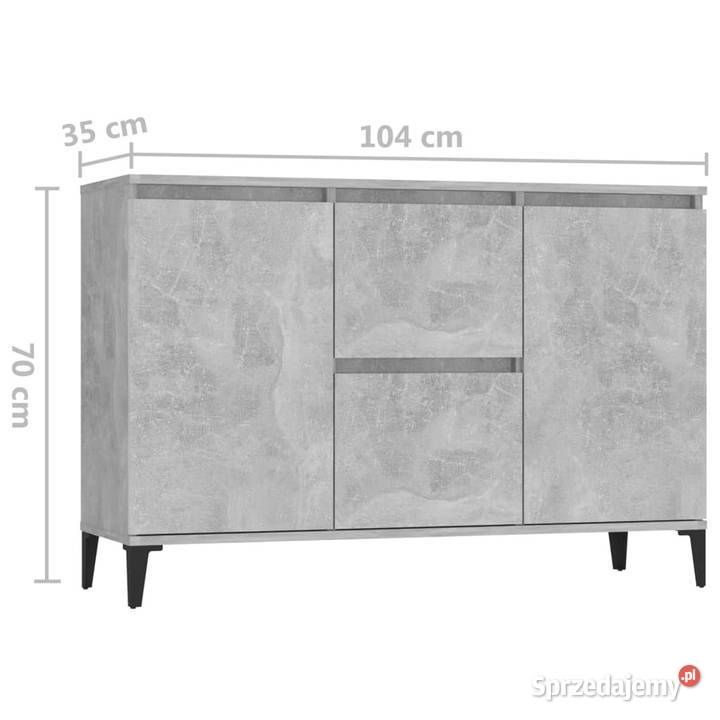 Szafka szarość betonu 104x35x70 materiał Warszawa sprzedam