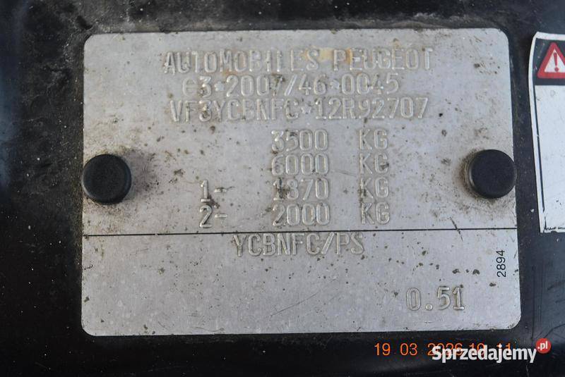 PEUGEOT BOXER 2021 217900 ccm 140 Peugeot sprzedam