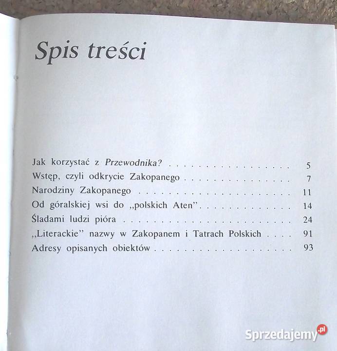 MAŁ Stecki Przewodnik literacki Zakopanem Warszawa sprzedam