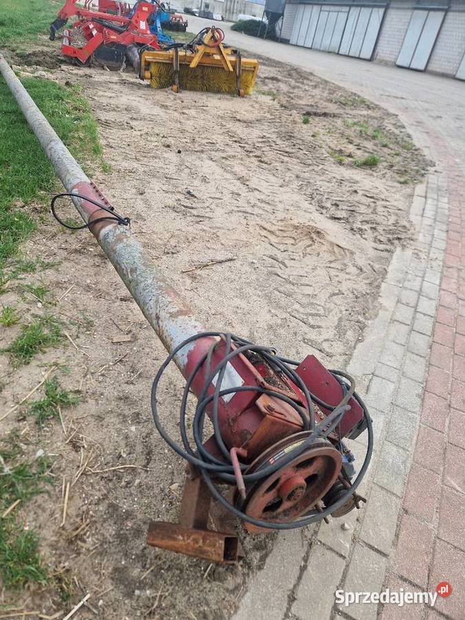 Podajnik ślimakowy POM Augustów 8m z koszem Wólka Poduchowna