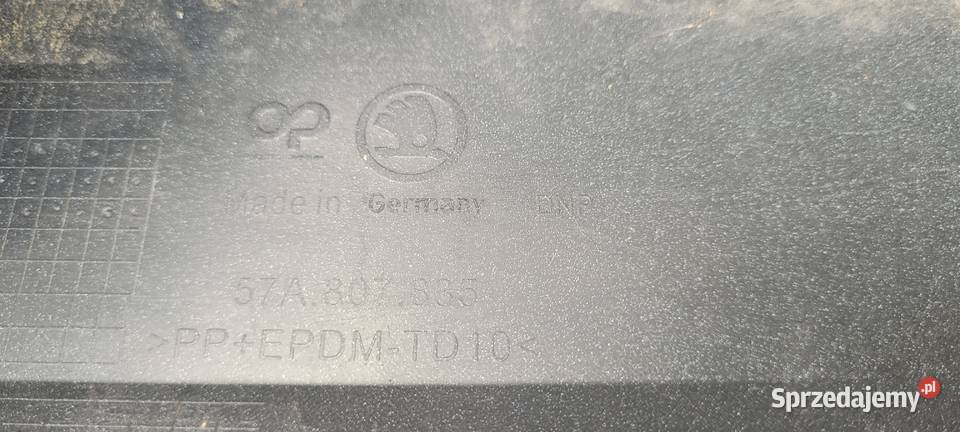SKODA KAROQ SPOILER DOKŁADKA ZDERZAKA TYŁ osobowe Karoseria