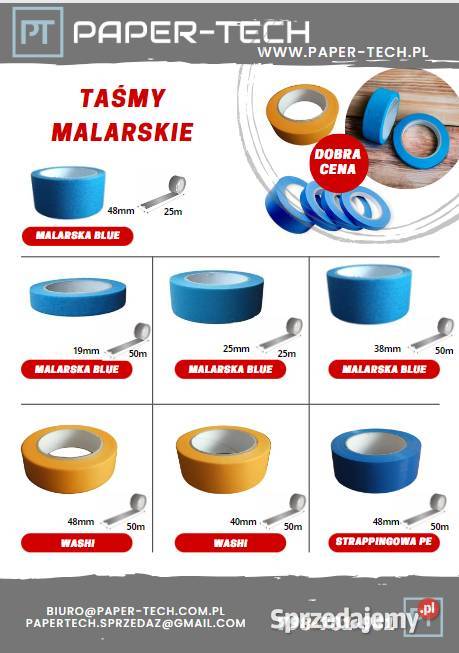 Tasma malarska blue niebieska maskująca Wrocław