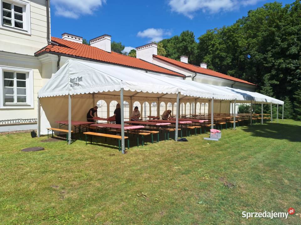 Namioty plenerowe na poprawiny i jubileusze Baranów