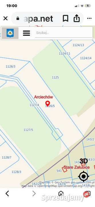 Działka ArciechówJezioro Zegrzyńskie Sprzedaż Arciechów sprzedam