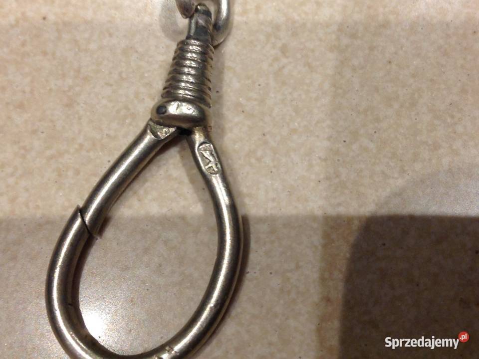 Srebrna Dewizka do Zegarka STARA Srebro pr 800 Nowa Sól