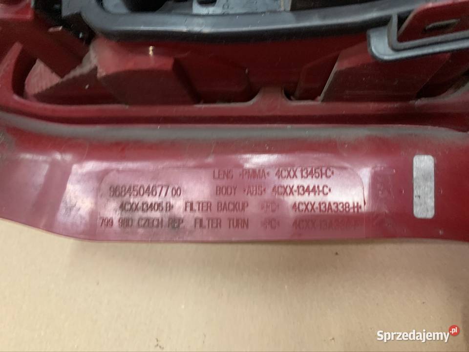 Lampa tył tylna lewa prawa citroen c4 Szczecin