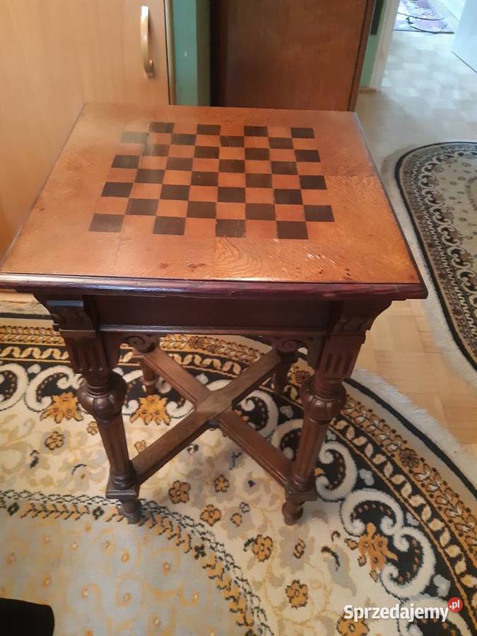 stolik szachowy antyk