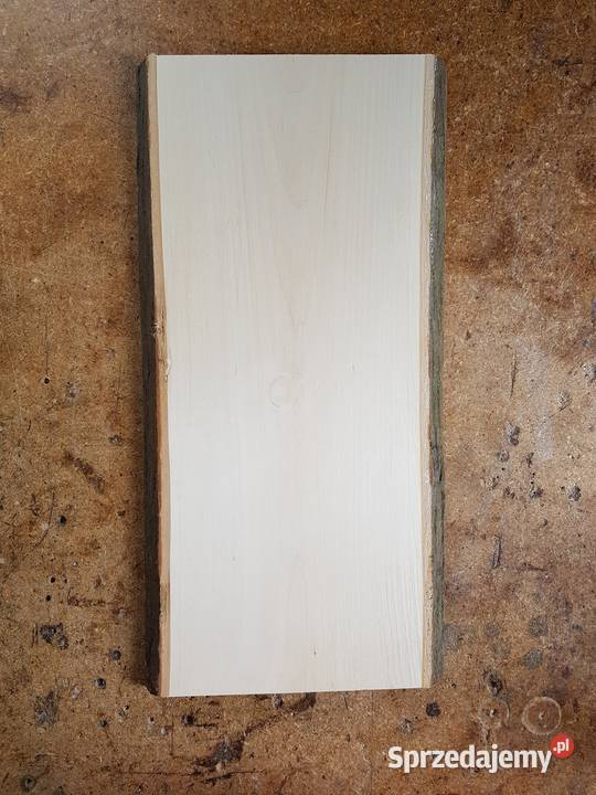 Deska lipowa z korą 50x175x25 rzeźba ikony Łódź