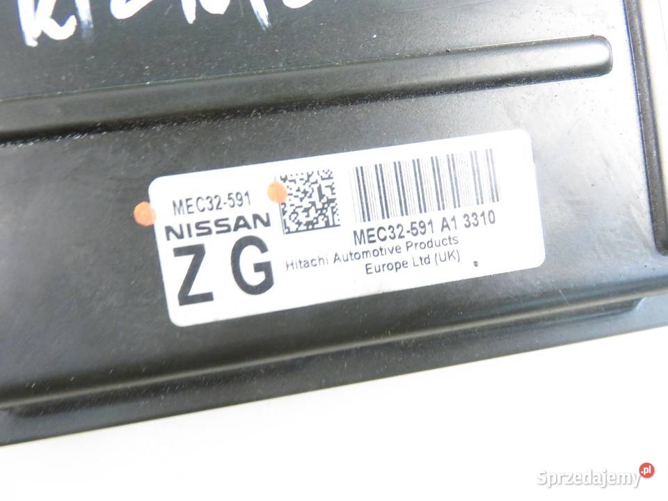 STEROWNIK NISSAN PRIMERA P12 18 QG18DE MEC32591 Komputery małopolskie sprzedam