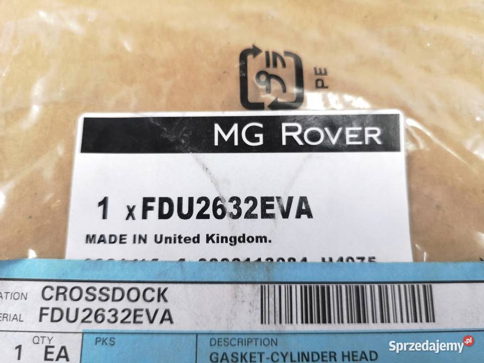 USZCZELKA GŁOWICY ROVER 200 400 45 16 ORIGINAL