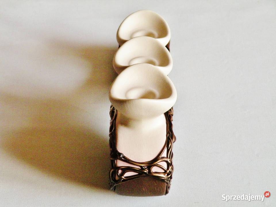 Świecznik ceramiczny wyrób współczesny ręcznie Bydgoszcz