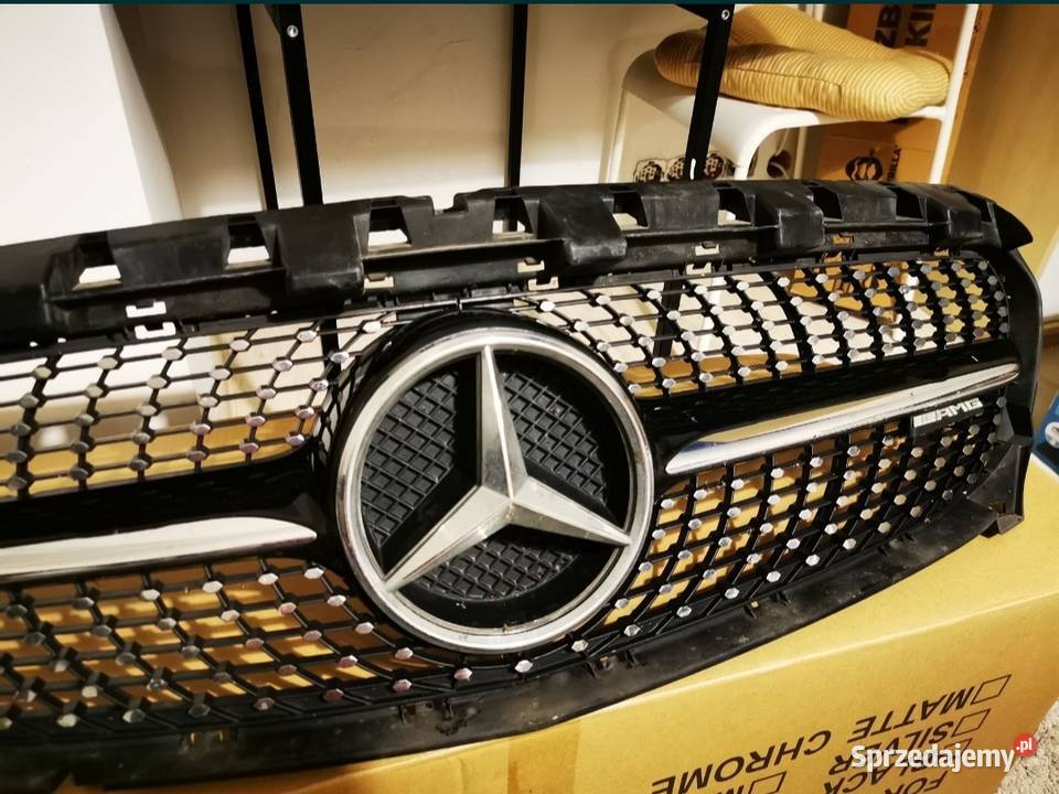 Mercedes CLA grill diamond kratki zderzaka Rok produkcji 2017 Poznań