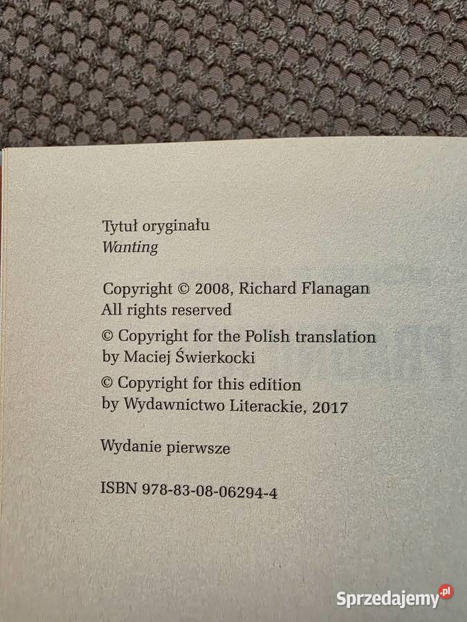 Richard Flanagan Pragnienie
