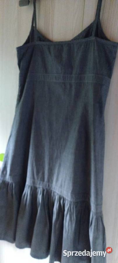 Sukienka długa z falbaną Z falbankami  Lublin