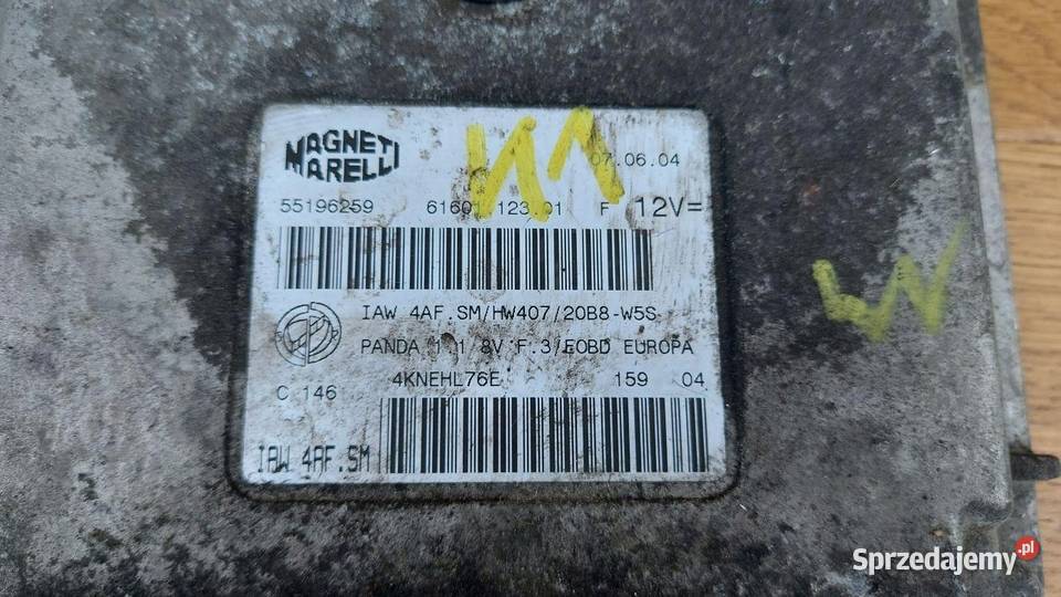 STEROWNIK SILNIKA KOMPUTER FIAT IAW 4RFSM Gliwice