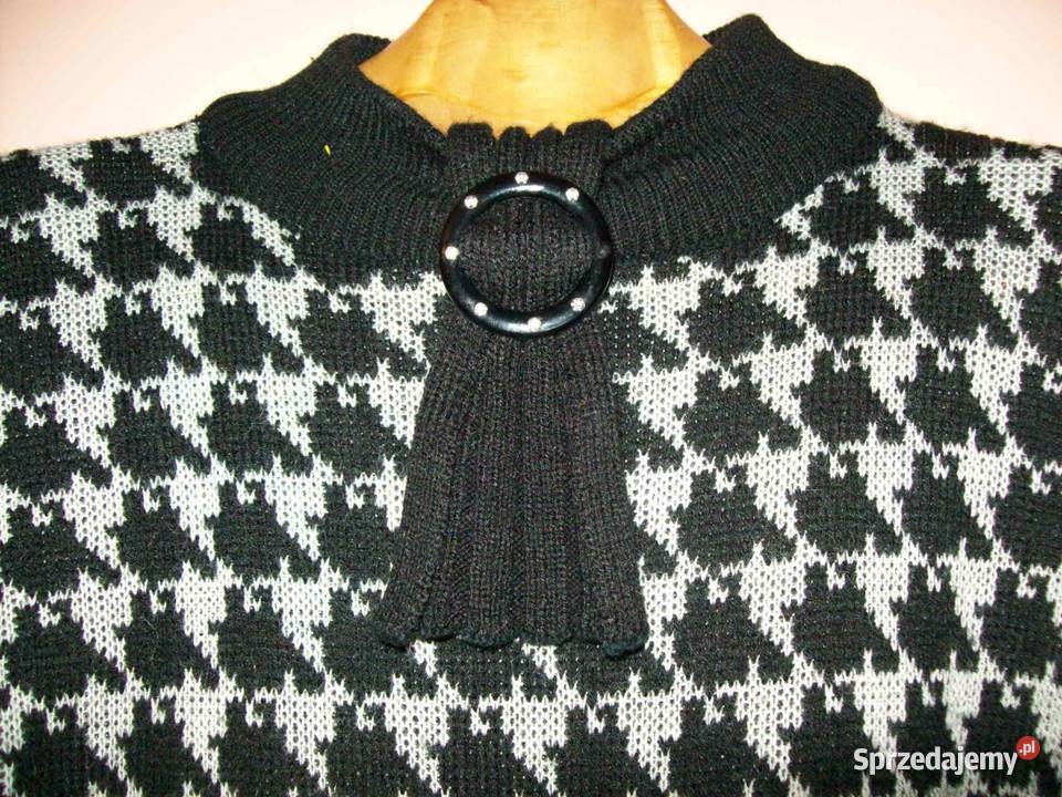 Swetr czarnobiały Kraków