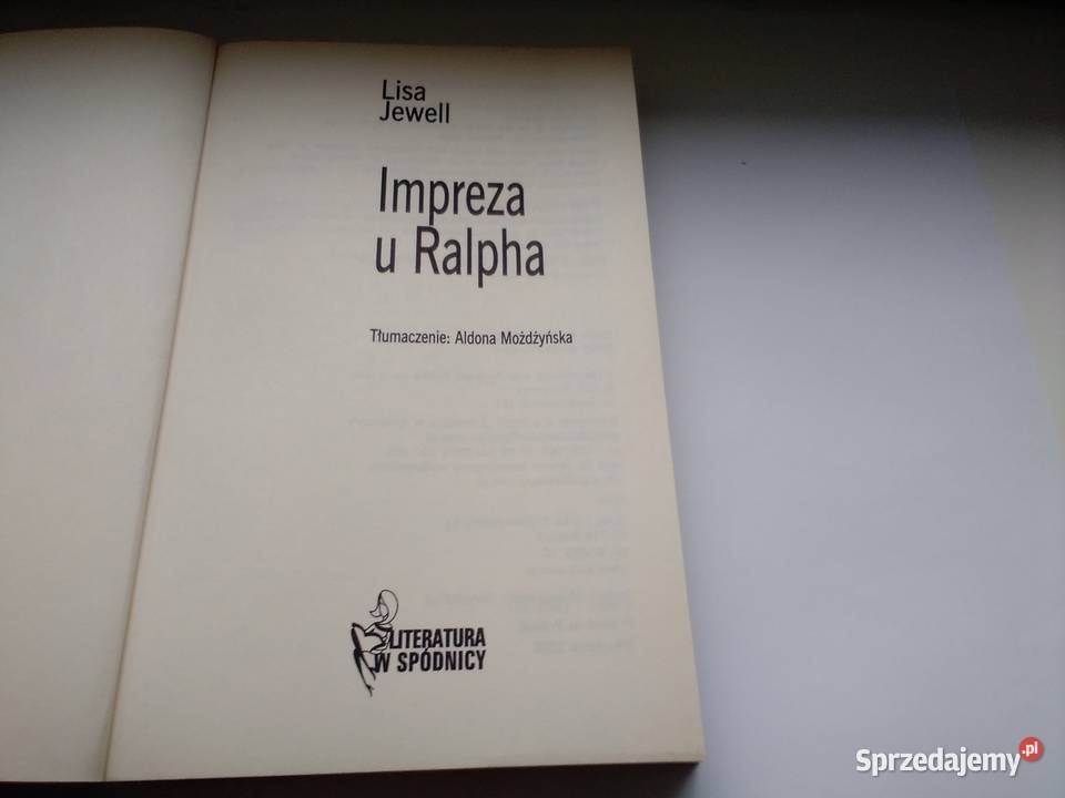 Lisa Jewell Impreza u Ralpha Łódź sprzedam