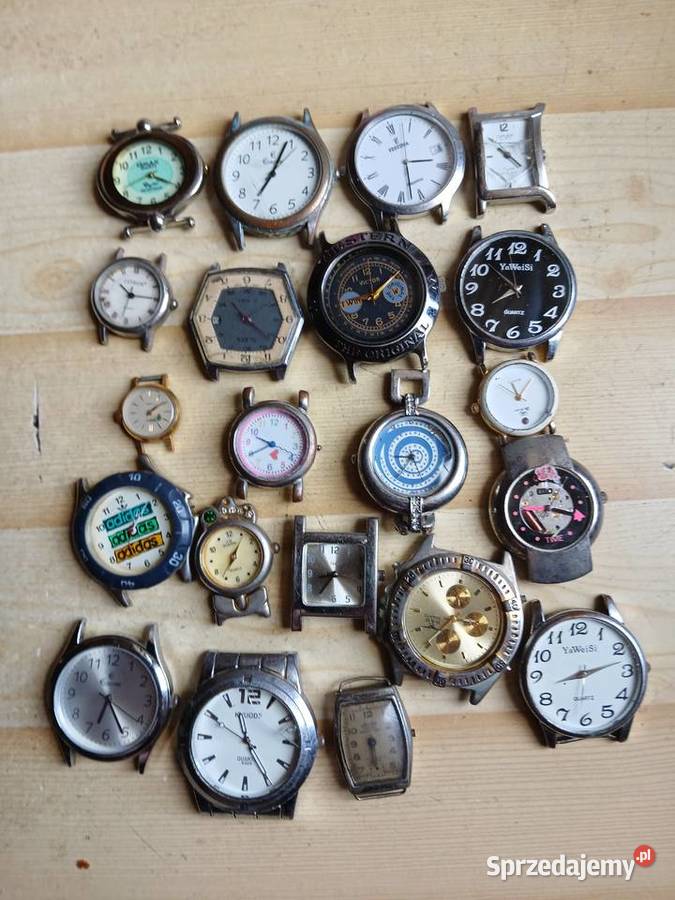 Zestaw starych zegarków różne marki zachodniopomorskie Warnice