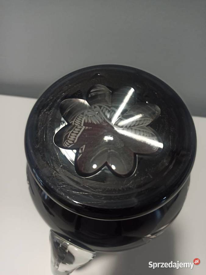 Dzbanek śliwkowy Huta Hortensja PRL Vintage Bielsko-Biała