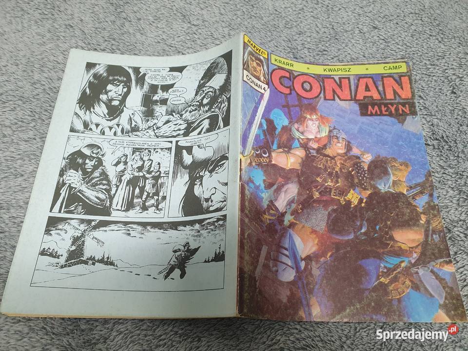 Conan zestaw 4 komiksów AS Editor 1990 Gdynia