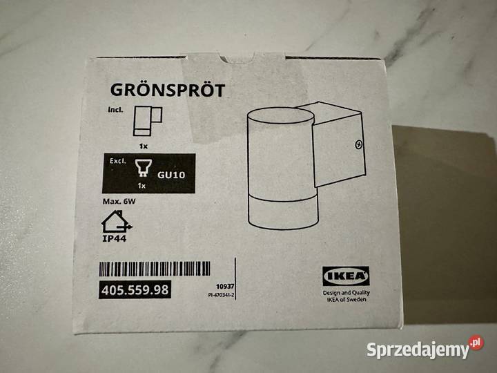 Nowa lampa ścienna IKEA GRNSPRT zewnętrzna Kraków